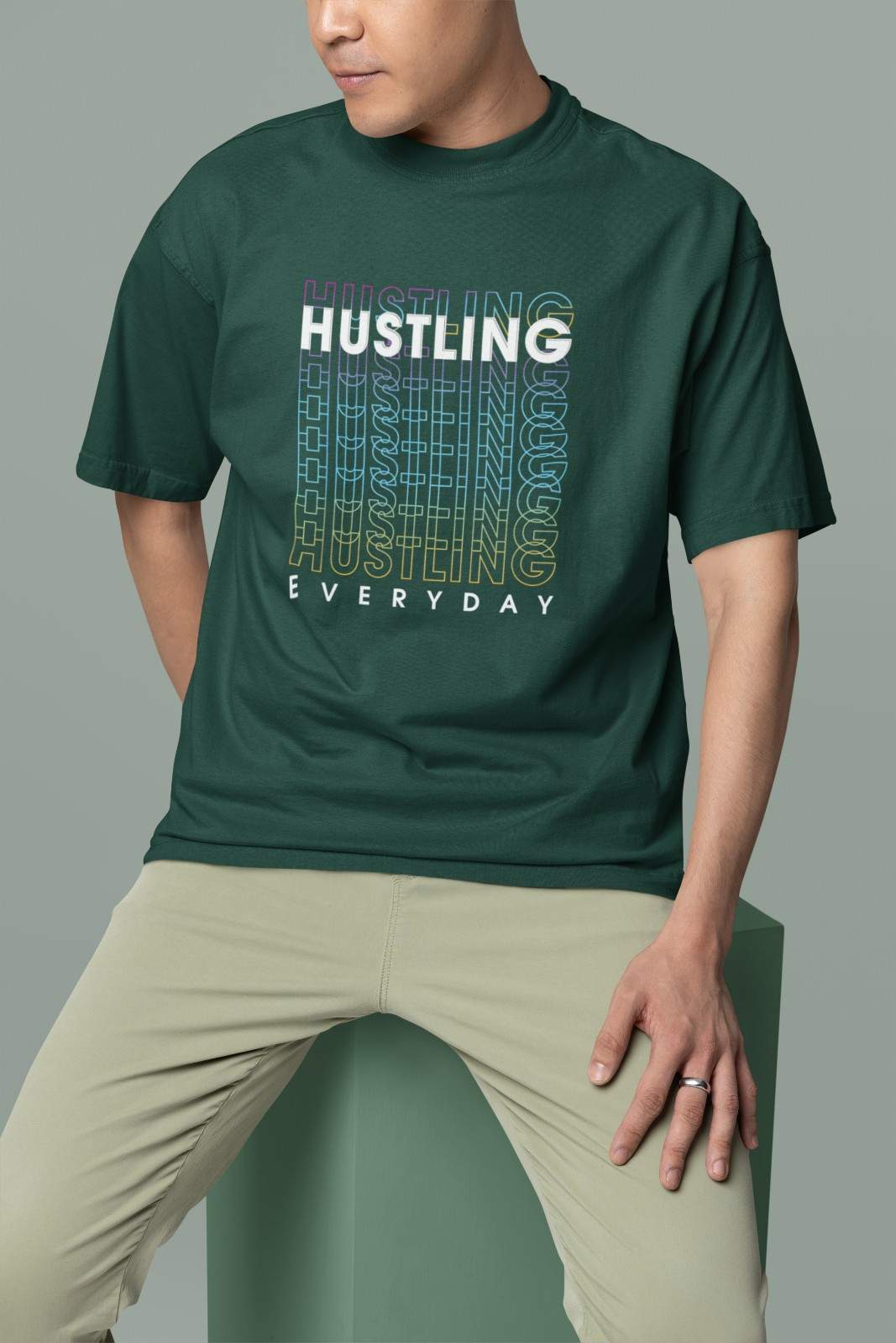 MEMINGO Hustling Men's T-Shirt Oversized fit