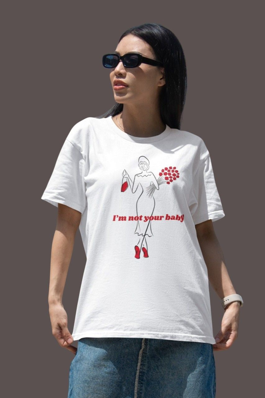 MEMINGO Not your Women's T-Shirt Regular Fit