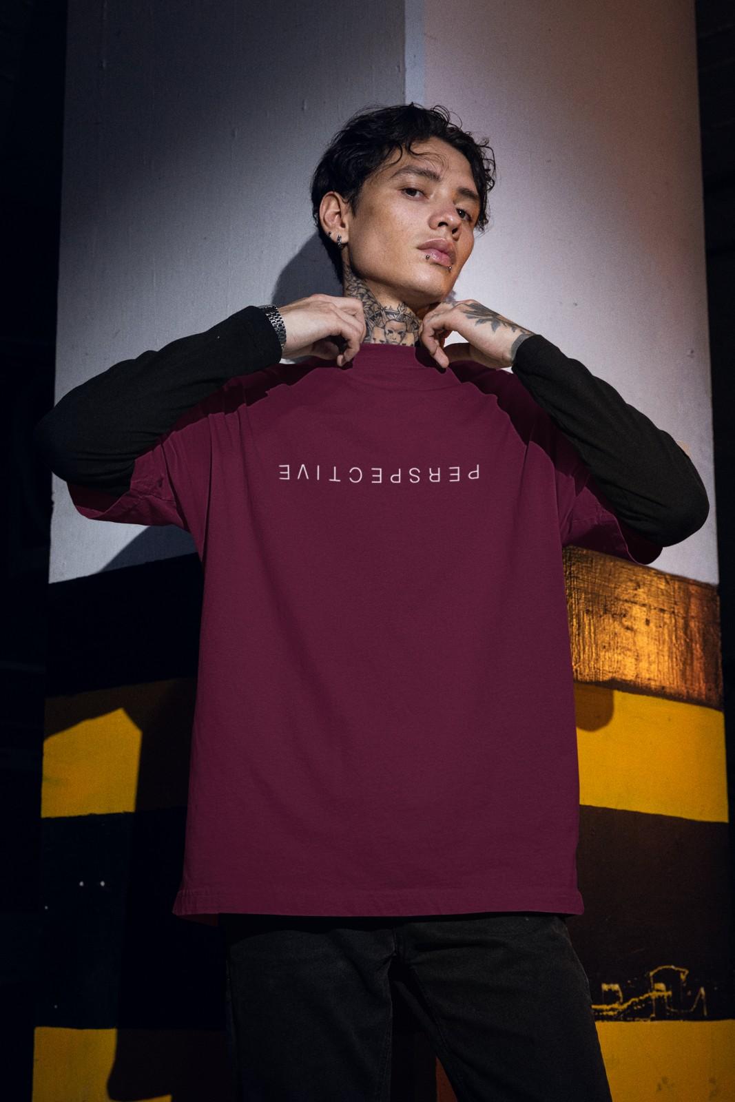 MEMINGO Perspective Men's T-Shirt Oversized fit